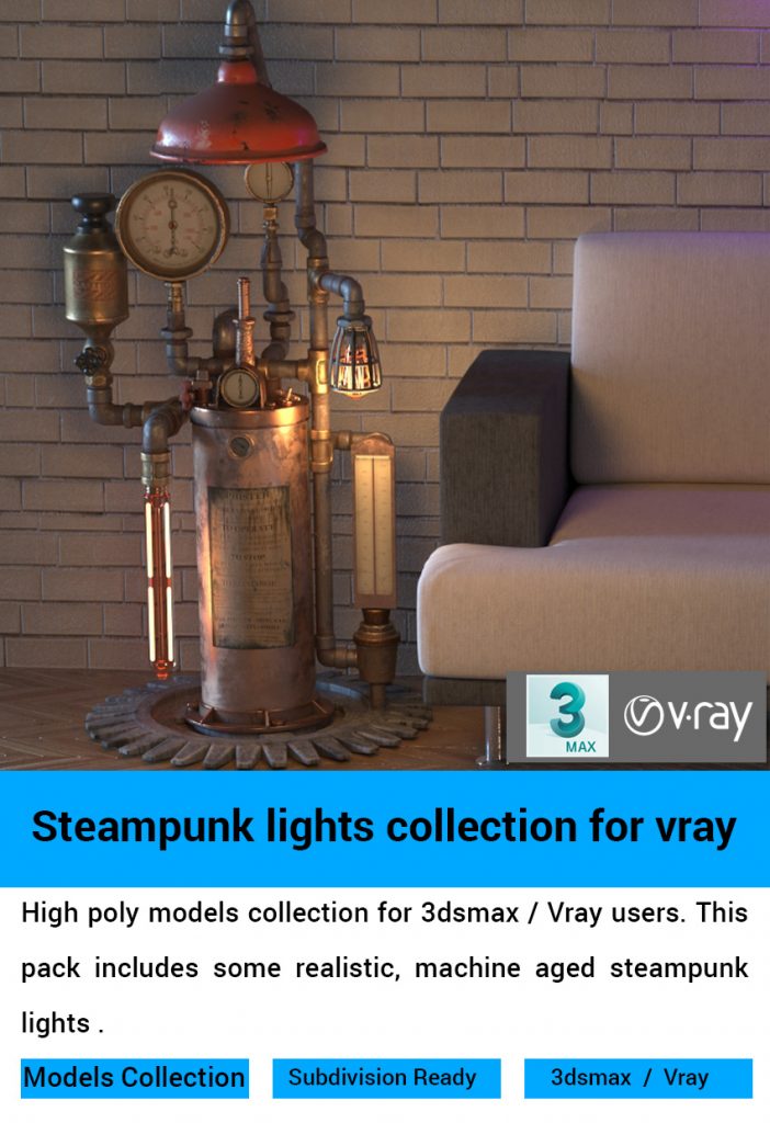 steampunk lamps